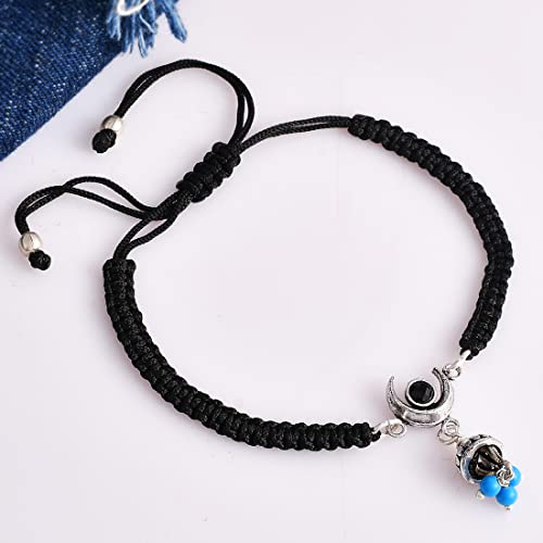 VOYLLA Evil Eye Dome Shape Blue Bead Hanging Bracelet - Image 2