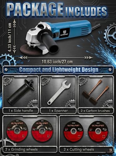 850W Angle Grinder 100mm/4 Inch