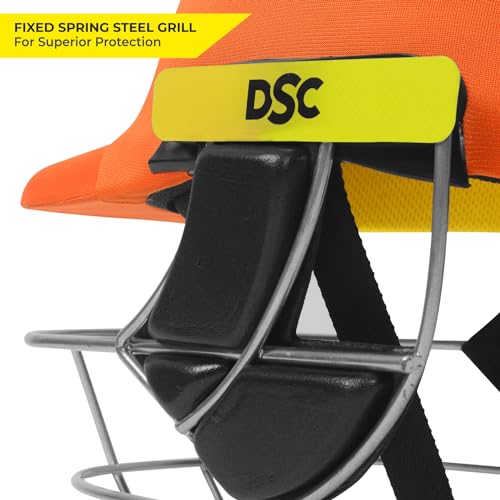 DSC Avenger Pro 2.0 Cricket Helmet Size: Medium (Orange) - Image 5