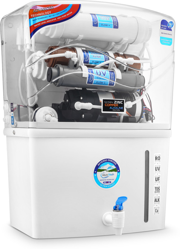 Aqua Frisch AF-001 12 L RO + UV + UF + Copper + Alkaline + Minera...more