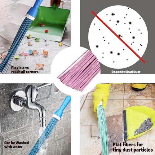 Freshome Heavy-Duty Kharata Plastic Broom