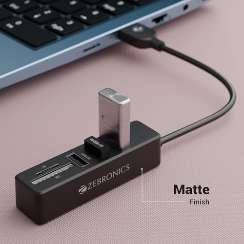 ZEBRONICS 250HB Multiport HUB, 3