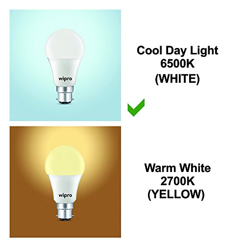 wipro B22D Led White Bulb, (N15001 + N15001 + N11001) - Image 2
