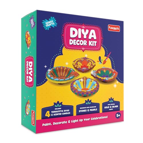 Handycrafts Funskool Diya Decor Kit