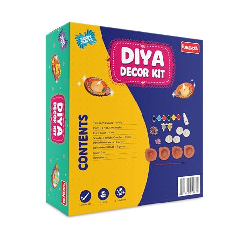 Handycrafts Funskool Diya Decor Kit
