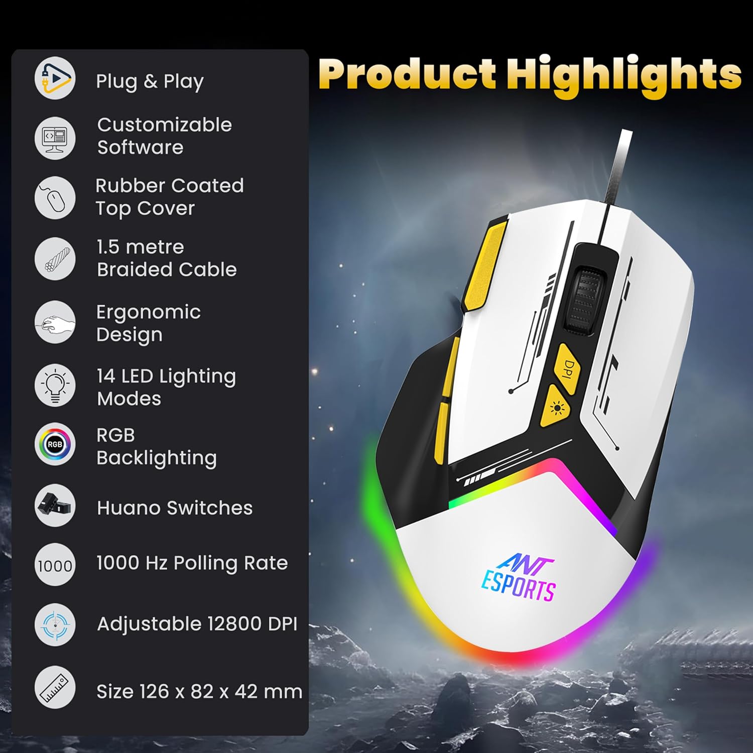 Ant Esports GM333 Smartchoice Wired
