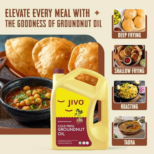 Jivo Groundnut Oil 5 Litre