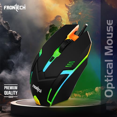 FRONTECH Wired USB Gaming Mouse
