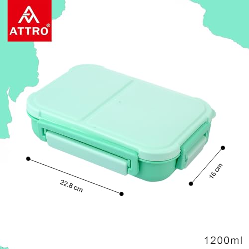 ATTRO Gourmet 2 Compartment Lunch