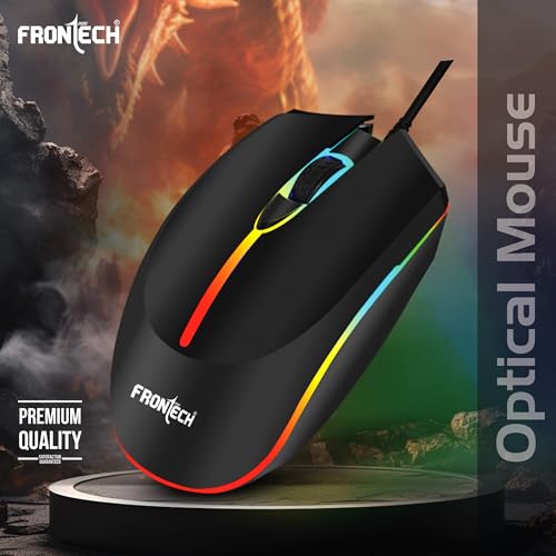 FRONTECH Wired USB Gaming Mouse