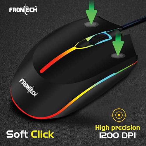 FRONTECH Wired USB Gaming Mouse