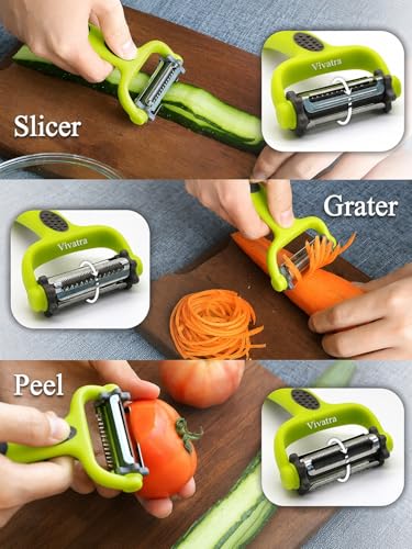 3-in-1 Stainless Steel Vegetable &