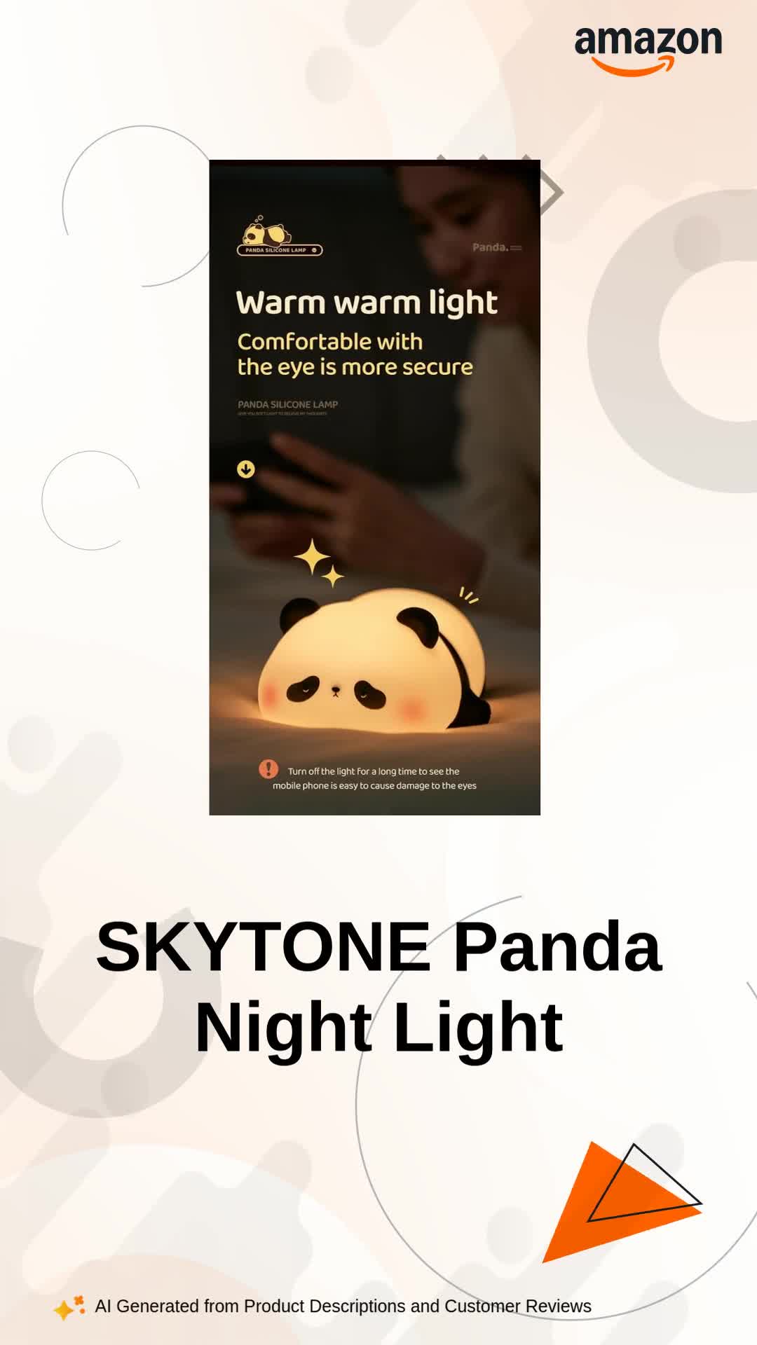 SKYTONE Cute Panda Night Light