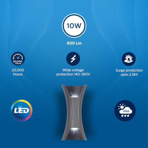 Philips aluminium 10W Vertical decorative