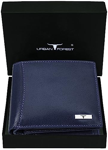 URBAN FOREST Oliver Aniline Blue Leather Wallet for Men - Image 2