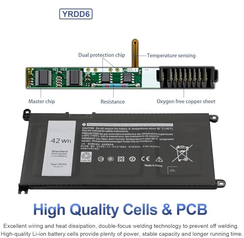 YRDD6 Battery for DELL Inspiron