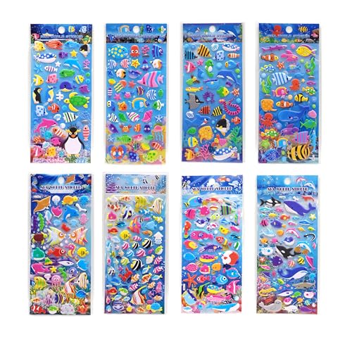 Crackles Puffy Stickers for Kids