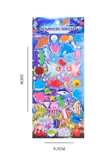 Crackles Puffy Stickers for Kids