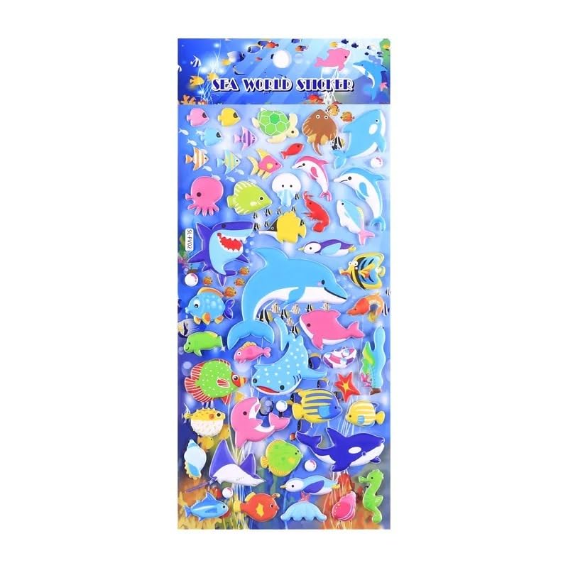 Crackles Puffy Stickers for Kids