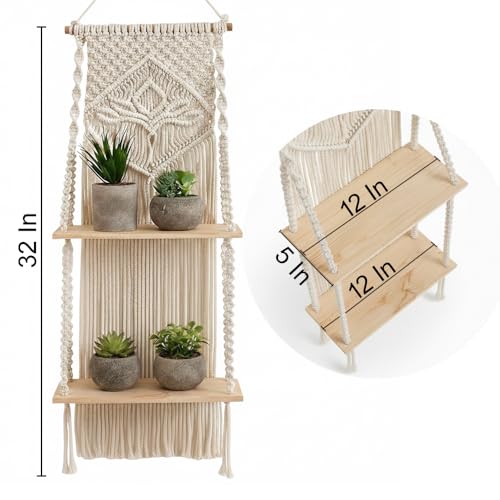 Decazone Macrame Indoor Wall Hanging