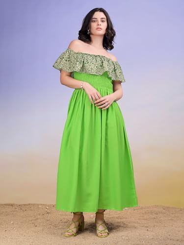 PURVAJA Women’s Cotton Dress(Floe-231-235) - Image 4