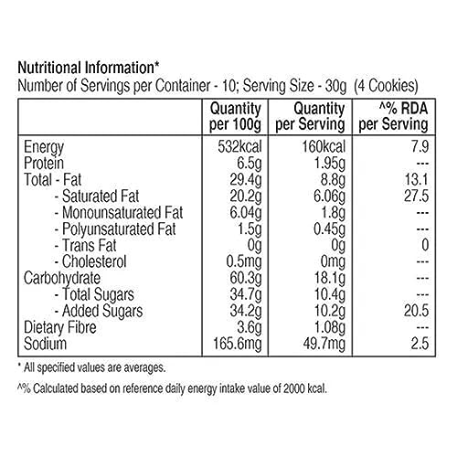 Unibic Danish Coconut Cookies, 270/300g (weight may vary) - Image 4