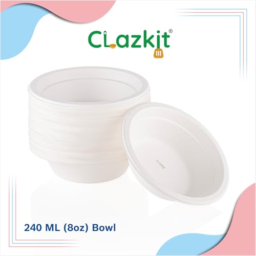 Clazkit 240 Ml, 100-Pack Round