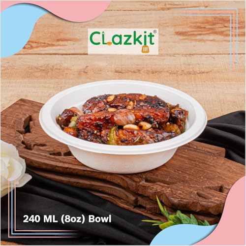 Clazkit 240 Ml, 100-Pack Round