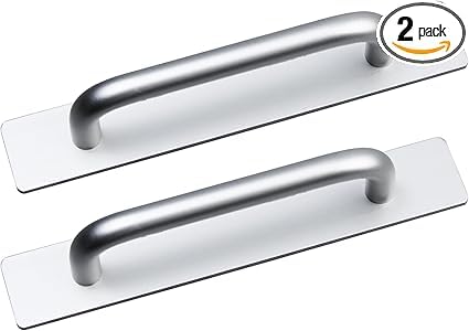 3-Pack No Drill Door Handles,Cabinet