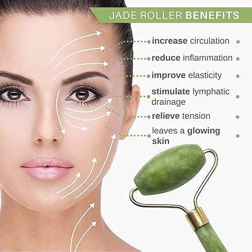 Facial Massager Jade Roller &