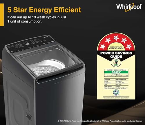 Whirlpool 7.5 Kg 5 Star