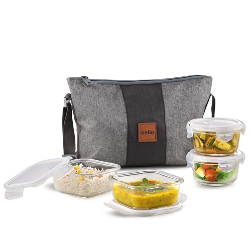 CELLO Glassy Square Lunch Box