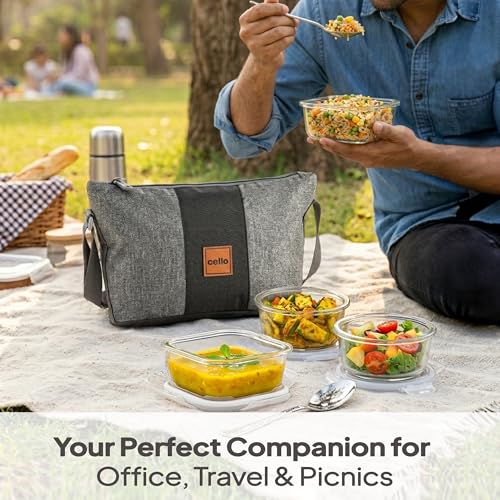 CELLO Glassy Square Lunch Box