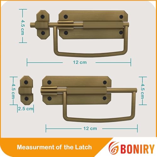 Boniry Door Latch Lock, Kadi/Kundis