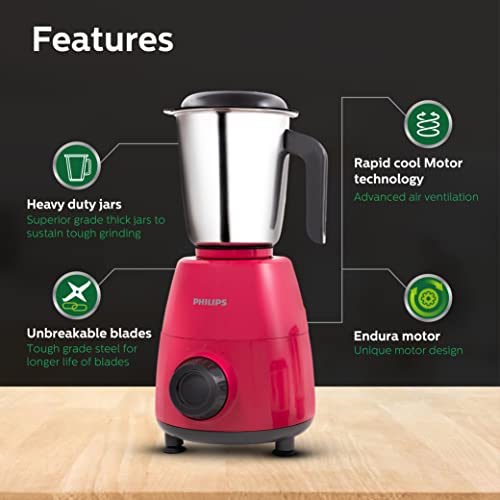 PHILIPS HL7505/05 Mixer Grinder, 500W