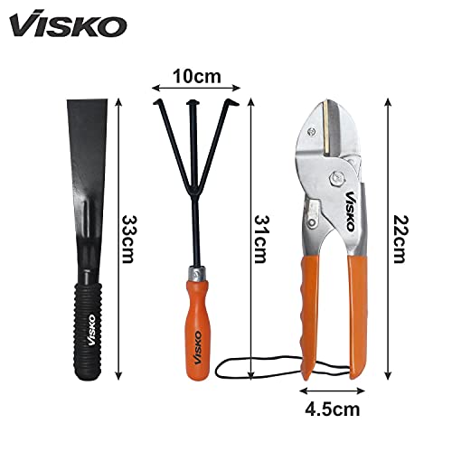 Visko 537 Garden Tools Kit, Gardening Tool Kit with 3 Tools - Image 4