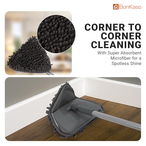 BonKaso Stainless Steel Microfiber Triangle