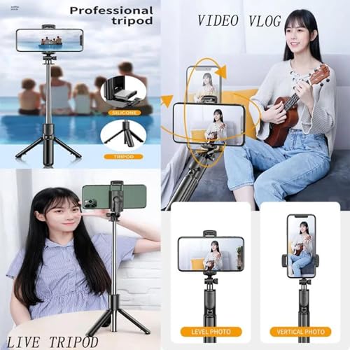 Selfie Stick for Mobile Phone with Tripod Stand and Bluetooth Remote - Image 3