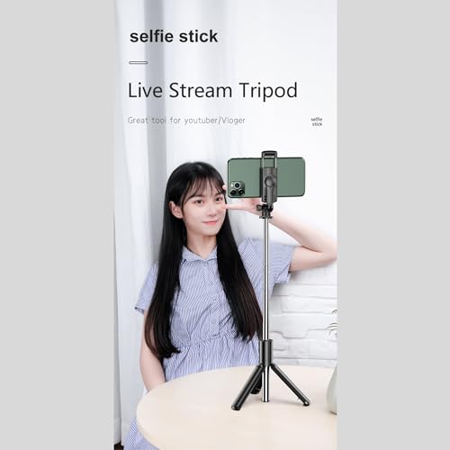 Selfie Stick for Mobile Phone with Tripod Stand and Bluetooth Remote - Image 4