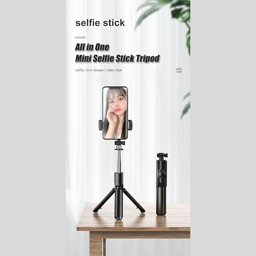 Selfie Stick for Mobile Phone with Tripod Stand and Bluetooth Remote - Image 5