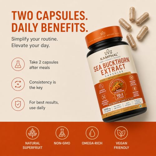 Sea Buckthorn Capsules 1000mg
