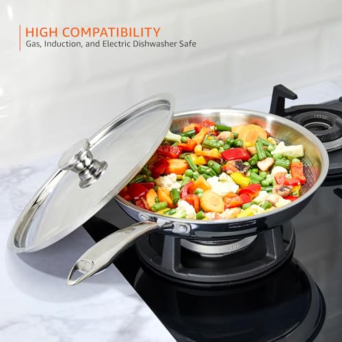 Amazon Basics Non-Stick Honeycomb Triply
