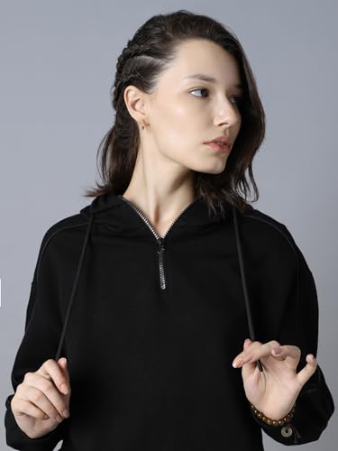 HIGH Star Women's Cotton Hooded Neck Sweatshirt - Image 6