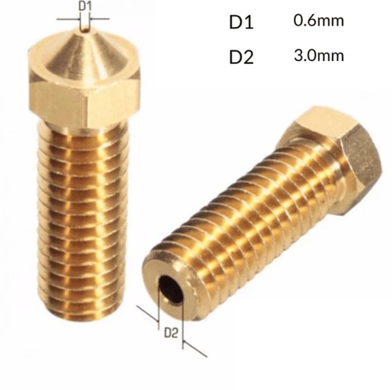 Robocraze V6 Volcano Brass Extruder