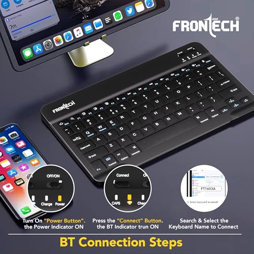 FRONTECH Ultra-Slim Wireless Mini Bluetooth