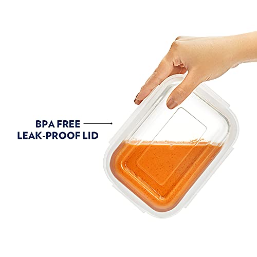 Borosil KLIP-N-STORE RECTANGULAR - 640 ML (4pc Set) - Image 4