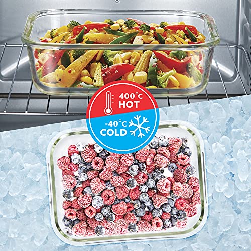 Borosil KLIP-N-STORE RECTANGULAR - 640 ML (4pc Set) - Image 5