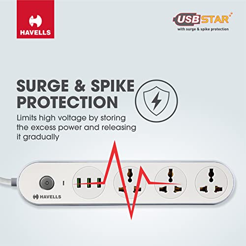 Havells USB Star - 3+1