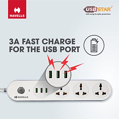 Havells USB Star - 3+1