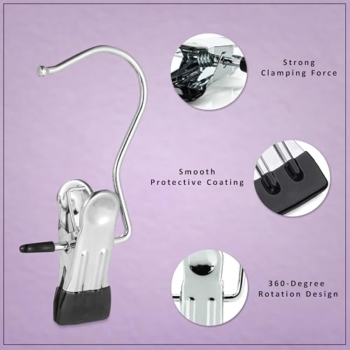 GLUN® Portable Clip Hook Hangers